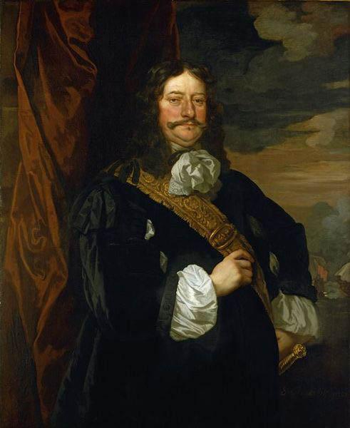 Sir Peter Lely Flagmen of Lowestoft: Vice-Admiral Sir Thomas Teddeman, oil painting image